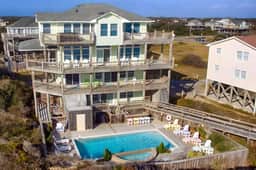 Hatteras Beachfront Pool Home!
