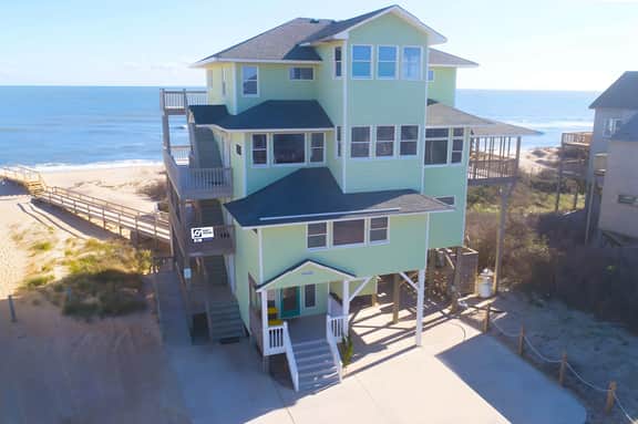 Hatteras Beachfront Pool Home!