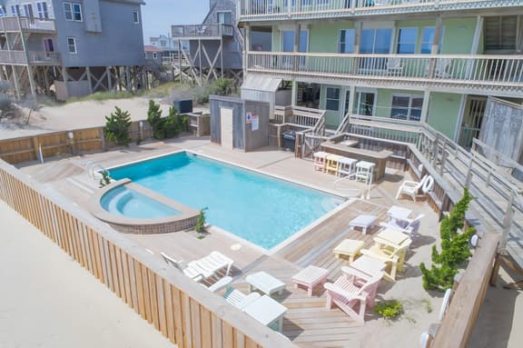 Hatteras Beachfront Pool Home!